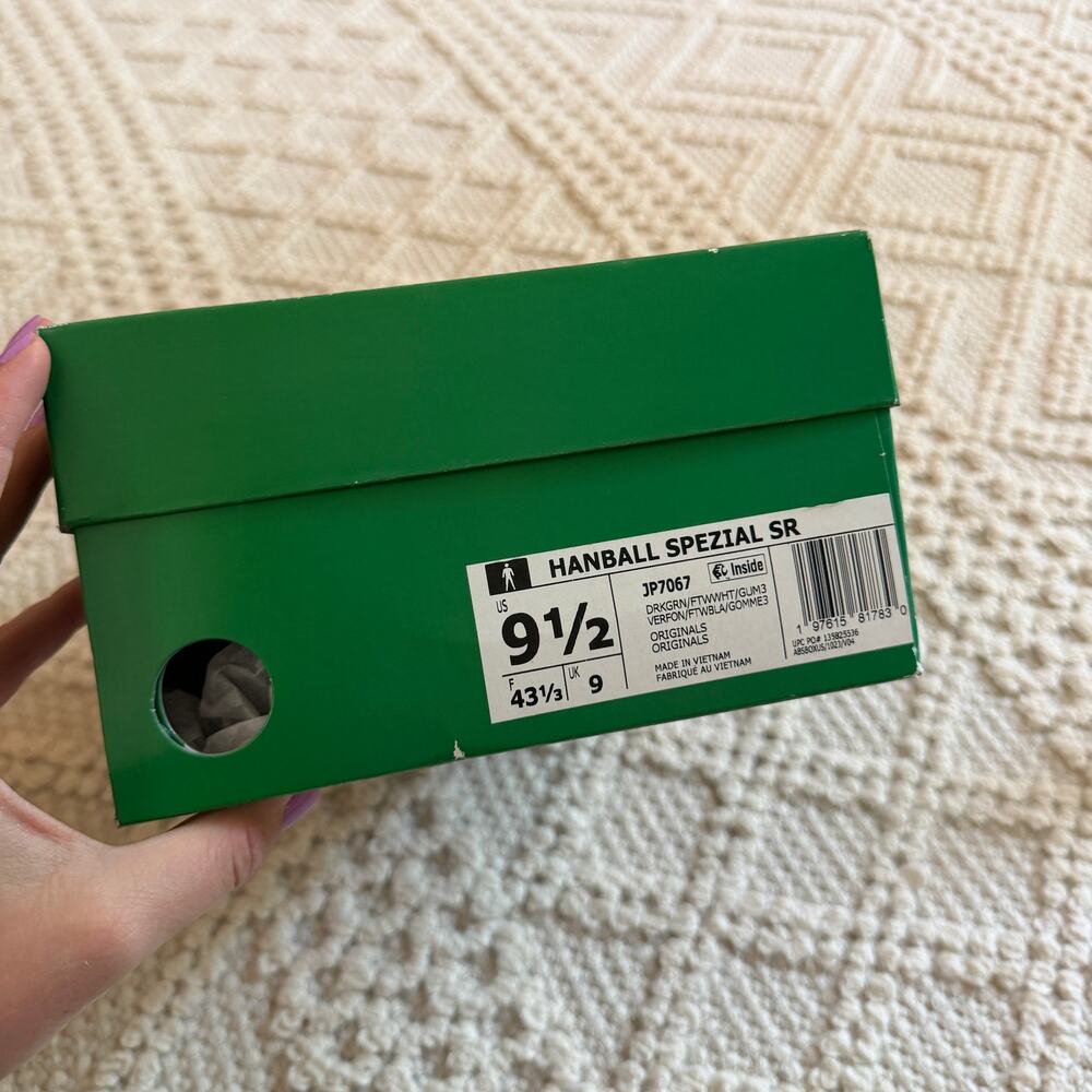 NWT Adidas Sporty & Rich Dark Green Hanball Spezial SR - Picture 2 of 7